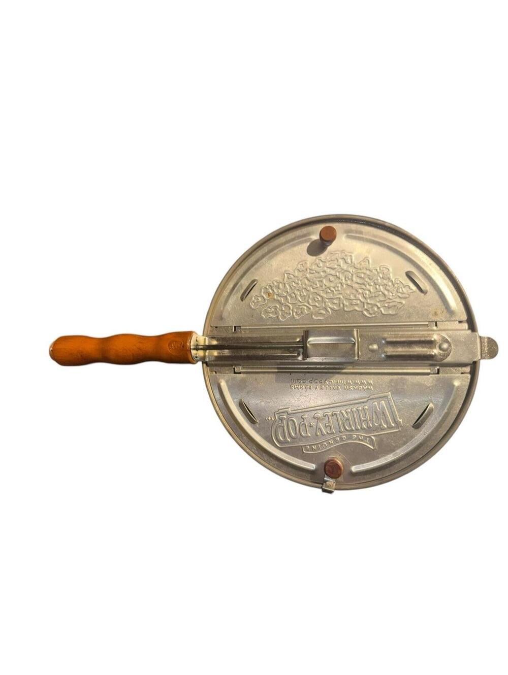 Wabash Whirley Pop 6 Qt Popcorn Aluminum Popper Stovetop Hand Crank Vintage - Picture 2 of 4